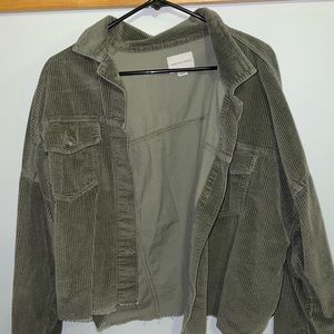 American eagle corduroy jacket! Olive green size XL